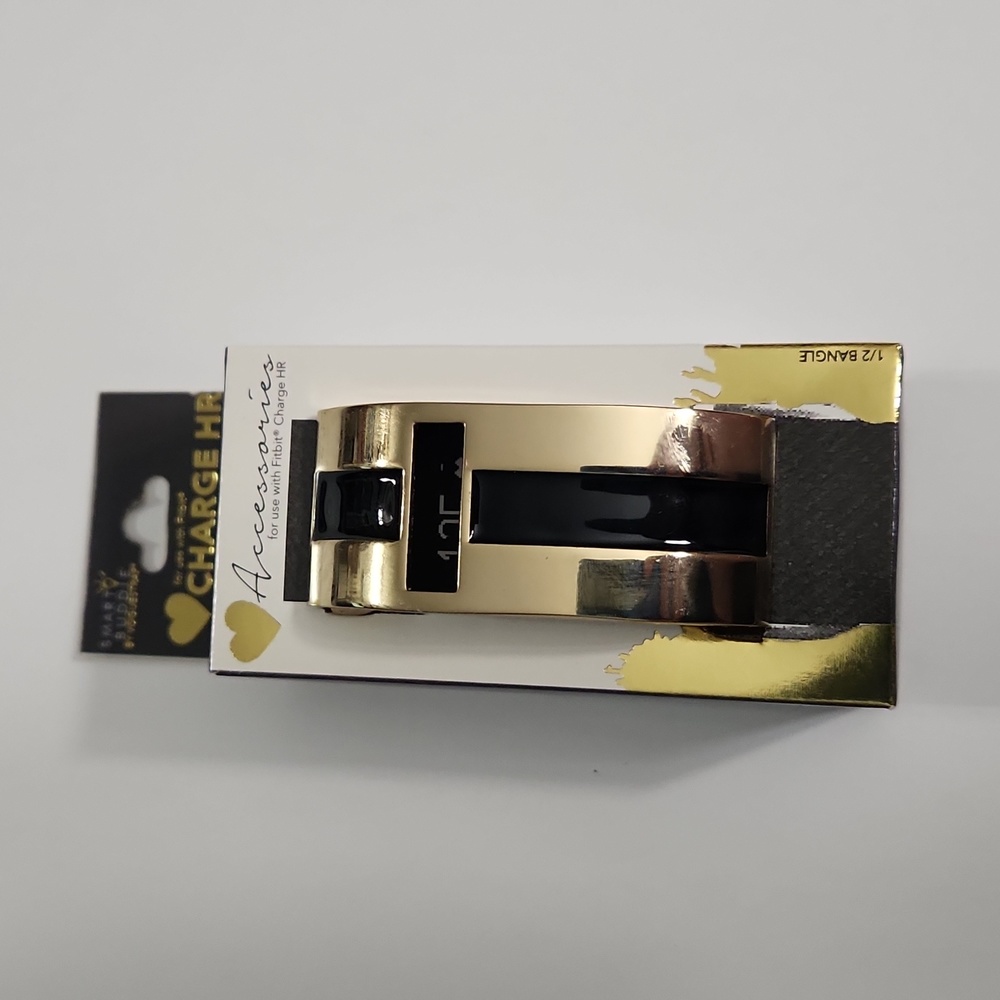 NIB - Smart Buddie by Voguestrap for use with Fitbit Charge HR - Gold Toned